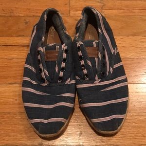 Striped Toms Espadrilles